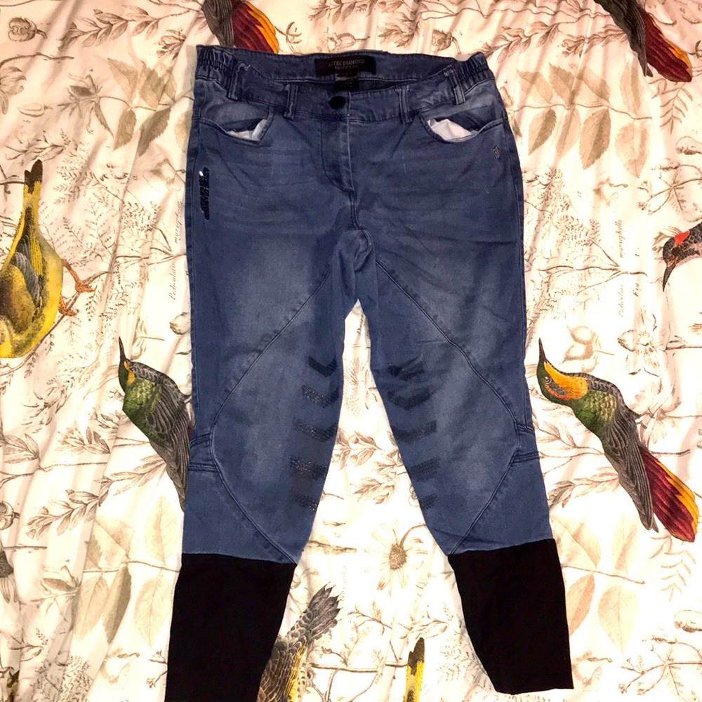 Aztec Diamond Denim Breeches
